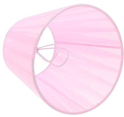 jojofuny Translucent Gauze Lampshade Barrel Shape Clip Lamp Cover for Pendant Table Floor Lamp Indoor Light Diffuser