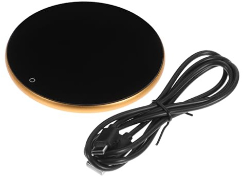 BIUDECO Elektrischer Getränkewärmer USB Mit Großer Heizfläche Und Temperaturkontrolle Wiederverwendbarer Tassenwärmer Für Kaffee Und Tee Für Schreibtisch Und Café