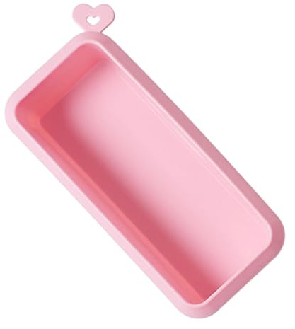 FUNNETOYU Moule Rectangulaire Silicone Antiadhésif pour Cuisson et Gâteau Matériel Alimentaire Compatible Four Micro Ondes Réfrigérateur Rangement Pratique avec Crochet Moule Pâtisserie