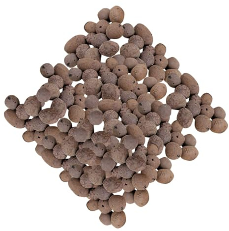 COLLBATH Ceramica Argillosa Porosa per Giardinaggio 1 kg Ciottoli per Drenaggio e Riserva Idrica Sfere Traspiranti per Vasi e Colture Senza Terra Materiale Naturale per Crescita Radici e