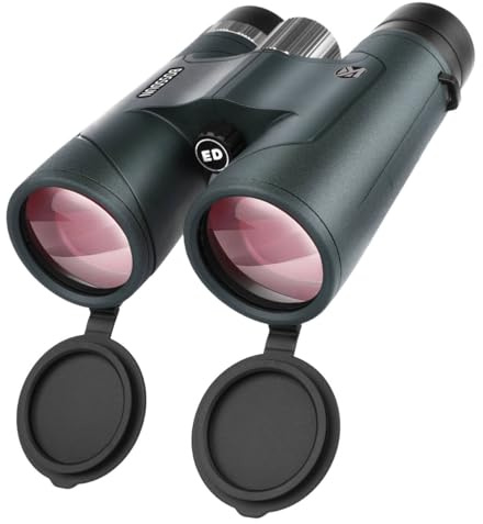 12x50 HD-Optik-Fernglas für Erwachsene, professionelles wasserdichtes Fernglas mit BaK4-Prismen und großem Sichtfeld für Vogelbeobachtung und Jagd