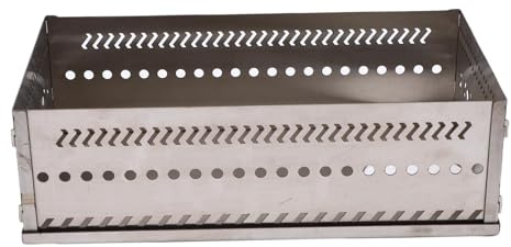 TianfuSpanda Sauna Stone Holder Multi Purpose Portable Stainless Steel Sauna Stone Basket for Charcoal Wood Burning Stove (SL 375)