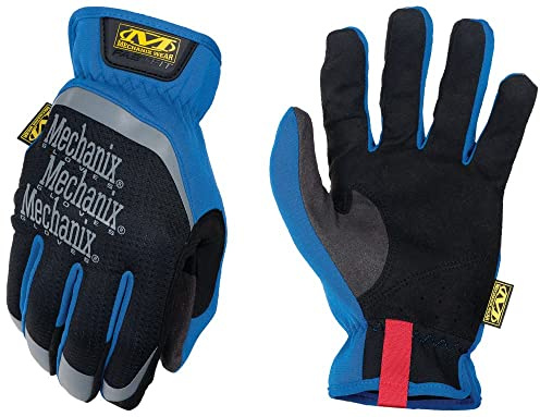 Mechanix Wear FastFit Work Gloves Touchscreen Blue, Medium