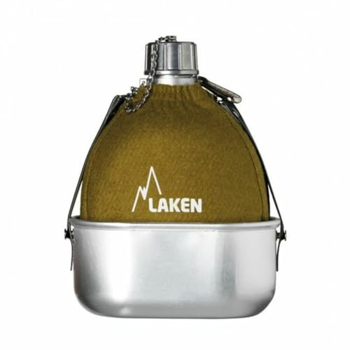 LAKEN Gourde Classique de 1 L Kaki avec timbale en aluminium, Khaki 112