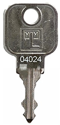 MLM EuroLocks ASSMAN Vitra L&F Ersatzschlüssel - Schließung 04001 bis 04100 - u.a. für Hebelzylinder,Möbelschlösser,Schrankschlösser - Schließung 04002