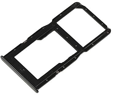 jbTec SIM-Tray/SD-Card kompatibel mit Huawei P30 Lite/New Edition/Premium - Kartenhalter Single Schwarz