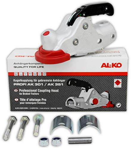 trailer parts4u ALKO AK 301 Guss Zugkugelkupplung Kupplung Adapter mit Soft Dock 3000kg Zugmaul 1223715