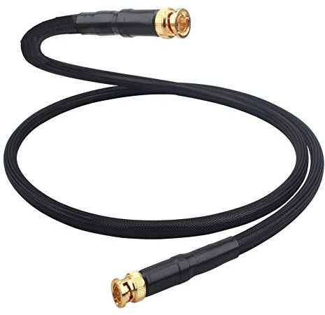 HiFi - Cavo coassiale digitale BNC in argento Sterling con radiofrequenza, video HD, audio SMA (1 m)