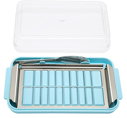 Butterdose mit Deckel, 19 x 10,3 cm(Blau)