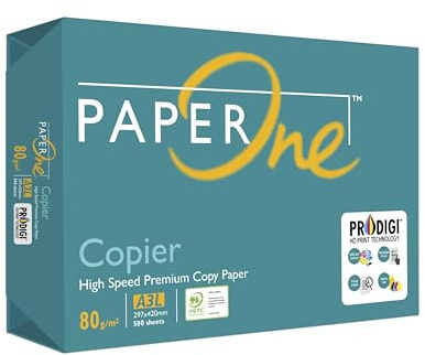 Paper One Copier, weiß, 80 g, A3, PEFC, 500 Blatt
