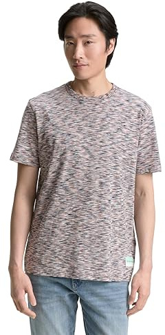 Tom Tailor Herren T-Shirt in Melange-Optik