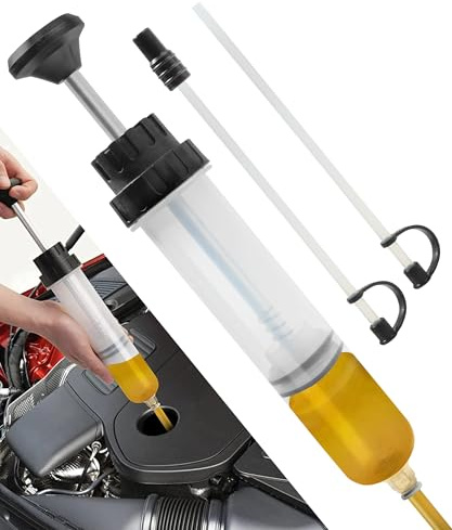 Flaconi Ölabsaugpumpe Auto,200ml Ölabsaugpumpe,handpumpe,Ölwechsel Set,Getriebeöl Einfüllgerät,Ölpumpe Bremsölspritze Auto Lieferung Handpumpe,Geeignet für Motor,Getriebe und Kühlflüssigkeit