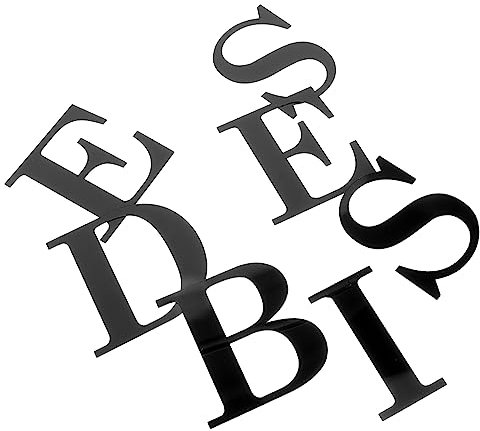 WOONEKY Dekorative Gemälde 1 Set Mit Englischen Buchstaben Kunstdekor-wandbild