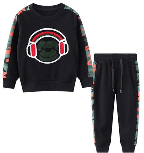 Kleinkind Jungen Sweatshirt Outfits Langarm Dinosaurier Top Hosen Sweatsuit 2PCS Outfits Set Neugeborenen Mädchen