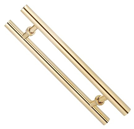 Maniglia moderna per porta scorrevole dorata, 90 cm, maniglia esterna per porte in legno/vetro, accessori eleganti per cancelli e mobili da cucina