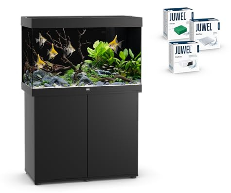 JUWEL Aquarium Rio 290 Kombination Schwarz Premium-Bundle