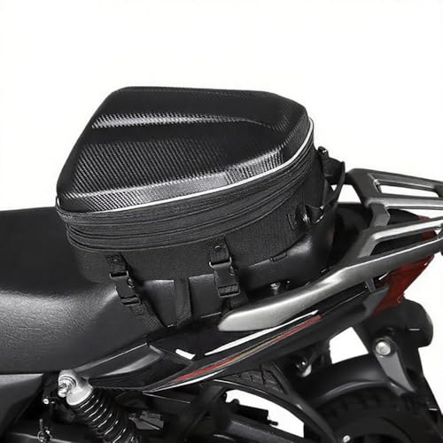 Motorrad Hecktasche für Honda XR 650 2001-2016 2017 2018 2019 2020 2021 2022 2023, Motorräder Helm Rucksack Hartschale Erweiterbare Motorrad Satteltasche Multifunktionale Motorrad Tasche Wasserdicht