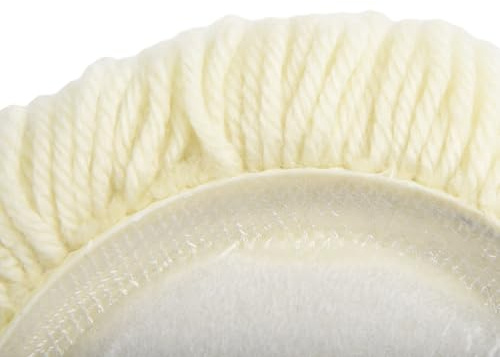 Almohadilla de pulido de 180 mm con lana suave para aplicaciones de muebles y vehículos, mejora los resultados de pulido