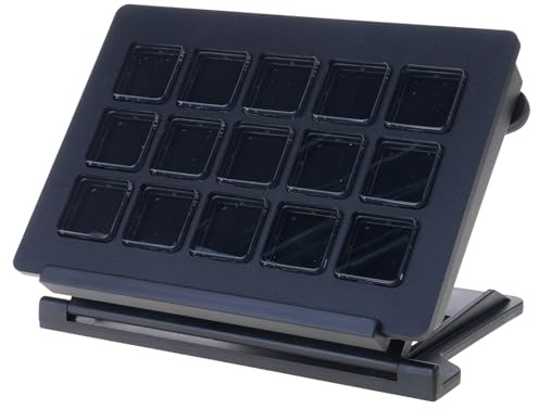 PLCPDM 15 Clavier LCD Dynamique Clé pour Le Streaming des Centres De Commande Alternatifs pour Les Jeux en Direct Édition Vidéo Direct Streaming Macro Pad