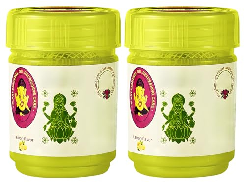 2 lápices olfativos de aceite tailandés, inhalador de aceite tailandés, para aceites esenciales, Poy Sian, caja de olor tailandesa