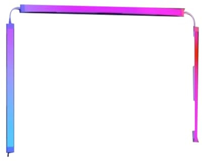 OVNSHVN Striscia di Sincronizzazione Dello Schermo Del Computer Monitor LED RGB Retroilluminazione PC Sensore di Luce per Sala Esports per Monitor 24 Pollici