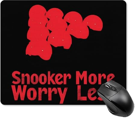 Mauspad Snooker – Mehr Sorgen, Weniger Spaß Mouse Pad Mat Wasserdicht Mouse Pad Gaming Mausunterlage Für Zuhause Büro Laptop S
