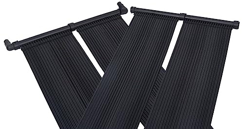 Pannello solare per riscaldamento piscina 80 x 310 cm, 2 pannelli in polietilene, compatibile con pompe per piscina, per piscina da giardino e piscina fuori terra, riscaldamento efficiente dell'acqua