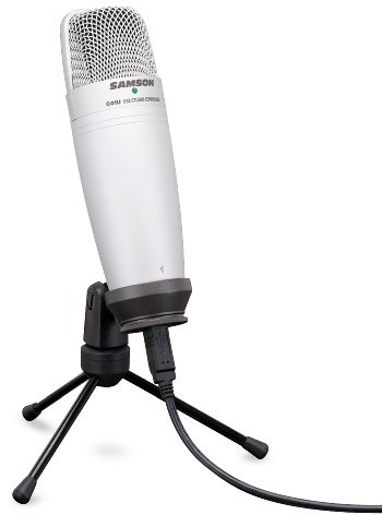 Samson C01U Microfono USB Studio Condenser + Supporto + Custodia