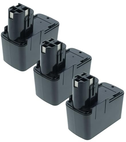 vhbw 3X Akku Ersatz für Würth 702 300712 | 702 300 712 für Werkzeug (3000 mAh, NiMH, 12 V)