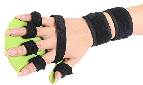 OBER Handled ortos separat finger flex spasm förlängningsbräda Splint Apoplexy hemiplegi Left Hand Size M:hand length 5.5--6.7