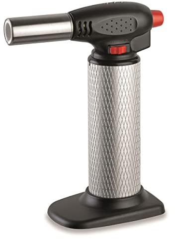 KEMPER - Torcia da cucina piezo professionale micro torcia a gas ricaricabile - tutte le posizioni 360°