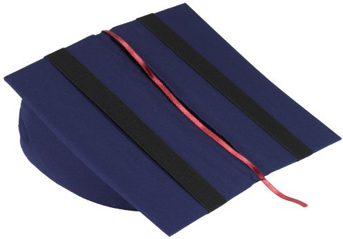 Klein & More Buchstütze Leselotte blau Lesekissen für bequemes Lesen, Baumwolle, L 21cm, B 25cm, Ã˜ 20cm