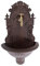 Fontaine Murale de Jardin avec Vasque - Aluminium - Motif grappe de Raisin - Style Antique