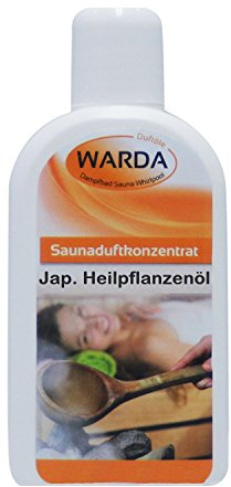 Warda Saunaaufguss Japanisches Heilpflanzenöl 200 ml Flasche - Zweihundert Milliliter Konzentrat