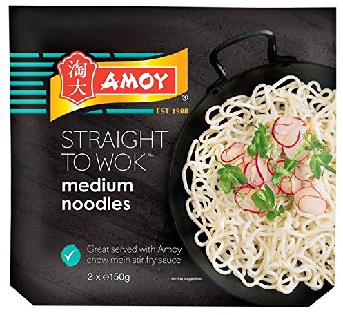 Amoy Droite Wok De Nouilles Moyenne 2 X 150G - Paquet de 2