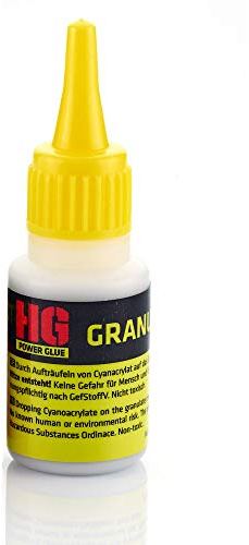 HG POWER GLUE Granulat Weiß 40g, Nachfüllpack für die Schweißnaht | Füllstoff für Schweißnaht aus der Flasche – ideal für Risse & Bruchstellen in hellen Materialien wasserfest & hitzebeständig