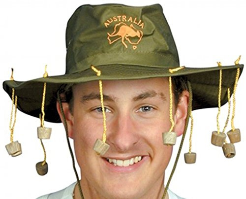 HENBRANDT Hat Australian With Corks for Fancy Dress Party Accessory