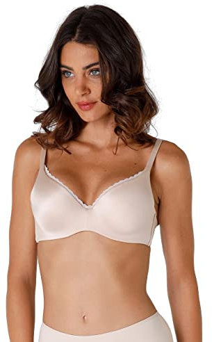 Lovable Reggiseno con Ferretto Sfilabile 2 in 1 | Coppe Preformate Elastiche Imbottite in Microfibra | Effetto Lift Naturale | Intimo 24H Lift Donna