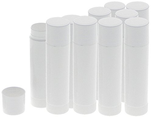 Lippenpflegestifte zum Selbstbefüllen, Lippenstifthülsen Kosmetex Lippenstift Hülse leer, 10 Stück