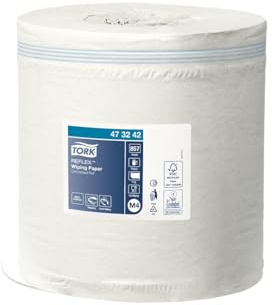 Tork Reflex Mehrzweck-Papierwischtücher Weiß M4, 6 × 895 Blätter, 473242