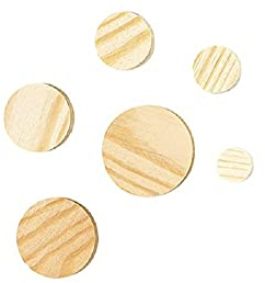 wolfcraft 2941000 Chevilles plates Diamètre 20 mm Lot de 40