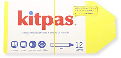 Kitpas Kreide groß 12 Farben