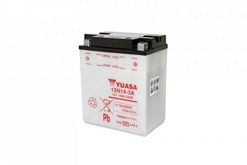 YUASA BATTERIE 12N14-3A offen ohne Saeure