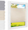 Plissee Klemmfix [Creme, 90x220 cm] ohne Bohren für Tür & Fenster, Faltrollo mit einfacher Montage/Bietet optimalen Sichtschutz und Privatsphäre, idealer Sonnenschutz