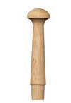 2-7/16 inch Oak Medium Shaker Pegs-Bag of 40