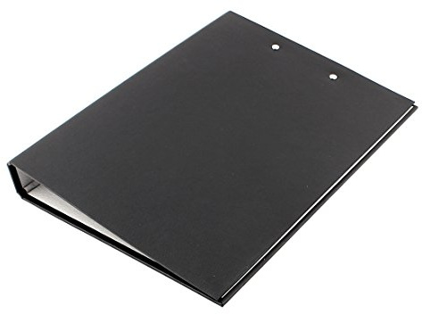 sourcing map Ringbuch A4 Office Quick Clip Clamp Dokument Dateien, grau de