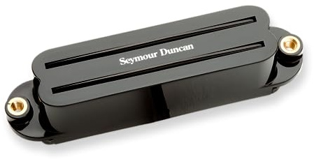Seymour Duncan SCR-1B Humbucker Einzelformat Cool Rails Strat-Mikrofon für E-Gitarre Schwarz