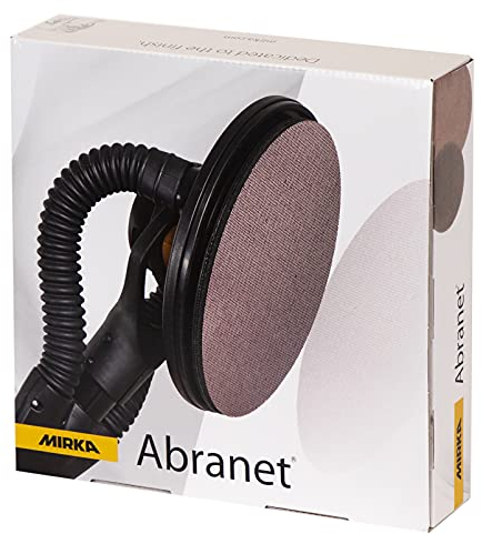 Mirka Abranet Netz-Schleifscheiben Ø 225 mm Klett/Korn P120 / 25 Stk/zum Schleifen von Holz, Spachtel, Lack, Kunststoff / 5422302512
