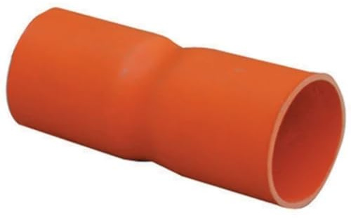 Manicotto in PVC Rosso 80mm per Tubi di Scarico
