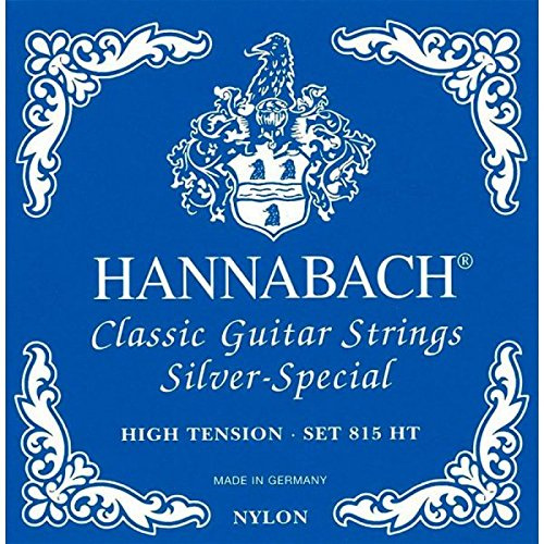 CUERDAS GUITARRA CLASICA - Hannabach (815/HT) Azul (Juego Completo)